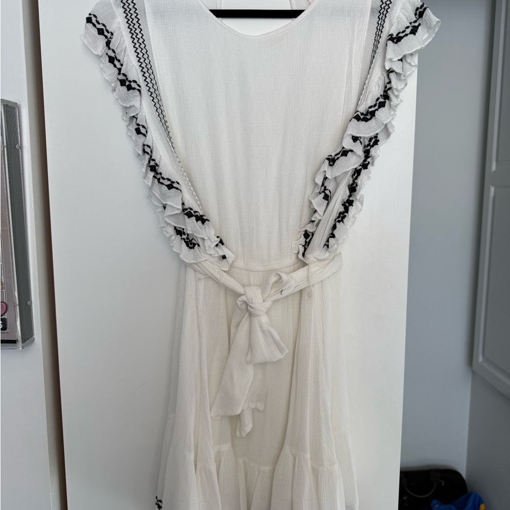 Free People Embroidered Mini Dress